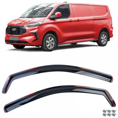 Deflector de vânt, protecție împotriva ploii, negru, potrivit pentru Ford Tourneo Transit Custom din 2023 Performance AutoTuning