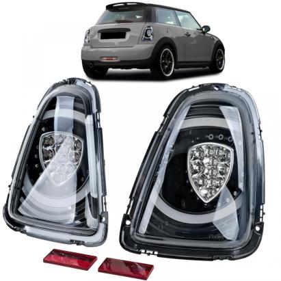 Lumini spate LED design special negru, potrivite pentru Mini One Cooper R56 2010-2014 Performance AutoTuning