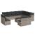 Set canapele de grădină cu perne, 13piese gri deschis poliratan GartenMobel Dekor