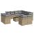 Set canapele de grădină cu perne, 12 piese, bej, poliratan GartenMobel Dekor