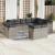 Set canapele de grădină cu perne, 12piese gri deschis poliratan GartenMobel Dekor
