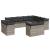Set canapele de grădină cu perne, 12piese gri deschis poliratan GartenMobel Dekor