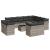 Set canapele de grădină cu perne, 13piese gri deschis poliratan GartenMobel Dekor