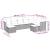 Set canapele de grădină cu perne, 9 piese gri deschis poliratan GartenMobel Dekor
