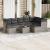 Set canapele de grădină cu perne 10 piese gri deschis poliratan GartenMobel Dekor