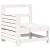 Set canapea de grădină, 5 piese, alb, lemn masiv de pin GartenMobel Dekor