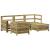 Set canapea de grădină, 5 piese, lemn de pin tratat GartenMobel Dekor
