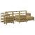 Set canapea de grădină, 7 piese, lemn de pin tratat GartenMobel Dekor