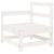 Set canapea de grădină, 4 piese, alb, lemn masiv de pin GartenMobel Dekor