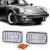 Indicator lateral din sticlă clară cu crom, potrivit pentru Porsche 911 924 944 964 993 Performance AutoTuning