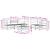 Set canapea de grădină, 6 piese, alb, lemn masiv pin GartenMobel Dekor