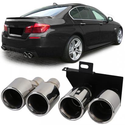 Conversie a țevii de evacuare la duplex, potrivită pentru BMW F10 F11 520 523 525 528 530 Performance AutoTuning