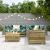 Set canapea de grădină, 5 piese, lemn de pin tratat GartenMobel Dekor