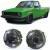 Faruri Fumuri Negre cu Mira potrivite pentru VW Caddy I 82-92 + Jetta I 79-84 Performance AutoTuning