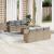 Set canapele de grădină, 7 piese, cu perne, bej, poliratan GartenMobel Dekor