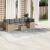 Set canapele de grădină, 8 piese, cu perne, bej, poliratan GartenMobel Dekor