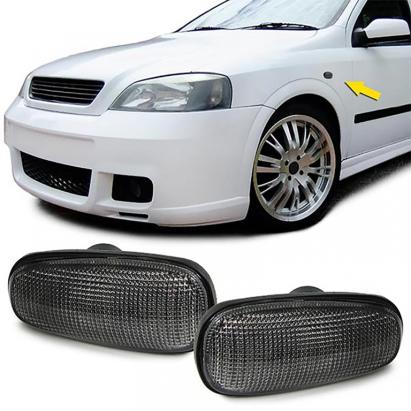 Indicatori laterali negri potriviți pentru Opel Astra G 98-05 Zafira A 99-05 Performance AutoTuning