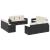 Set canapele de grădină, 12 piese, cu perne, negru, poliratan GartenMobel Dekor