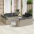 Set canapele de grădină cu perne, 12piese gri deschis poliratan GartenMobel Dekor