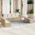 Set canapele de grădină, 8 piese, cu perne, bej, poliratan GartenMobel Dekor