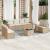 Set canapele de grădină, 9 piese, cu perne, bej, poliratan GartenMobel Dekor