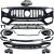 Kit caroserie difuzor spate grilă radiator potrivit pentru Mercedes W177 cu Design-Line A Performance AutoTuning