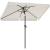 SONGMICS Umbrela de gradina cu manivela, UPF 50+, inclinare 30°, structura metalica, 300x200 cm, bej Household NewTrend