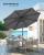 SONGMICS Umbrela de gradina cu manivela, 330 cm, UPF 50+, inclinare 30°, structura metalica cu 8 spite, gri Household NewTrend