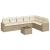 Set canapele de grădină, 8 piese, cu perne, bej, poliratan GartenMobel Dekor