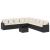 Set canapele de grădină cu perne, 10 piese, negru, poliratan GartenMobel Dekor