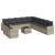 Set canapele de grădină cu perne, 12piese gri deschis poliratan GartenMobel Dekor
