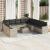Set canapele de grădină cu perne, 12piese gri deschis poliratan GartenMobel Dekor