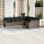 Set canapele de grădină, 9 piese, cu perne, gri, poliratan GartenMobel Dekor