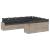 Set canapele de grădină cu perne 10 piese gri deschis poliratan GartenMobel Dekor