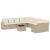 Set canapele de grădină cu perne, 11 piese, bej, poliratan GartenMobel Dekor