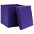 Cutii depozitare cu capace, 10 buc., violet, 28x28x28 cm GartenMobel Dekor