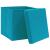 Cutii depozitare cu capace, 10 buc., albastru, 28x28x28 cm GartenMobel Dekor