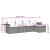 Set mobilier de grădină cu perne, 5 piese, negru, poliratan GartenMobel Dekor
