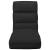 Scaun de podea pliabil, negru, piele ecologică GartenMobel Dekor