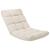 Scaun de podea pliabil, crem, microfibră GartenMobel Dekor