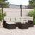Set canapele de grădină cu perne, 7 piese, maro, poliratan GartenMobel Dekor