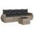 Set canapele de grădină cu perne, 5 piese gri deschis poliratan GartenMobel Dekor