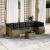 Set canapele de grădină cu perne, 8 piese, gri, poliratan GartenMobel Dekor