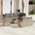 Set canapele de grădină, 9 piese, cu perne, bej, poliratan GartenMobel Dekor