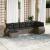 Set canapele de grădină, 7 piese, cu perne, gri, poliratan GartenMobel Dekor