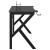 Birou de gaming cu picioare formă K, negru, 110x60x75 cm GartenMobel Dekor