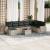 Set canapele de grădină cu perne, 9 piese gri deschis poliratan GartenMobel Dekor