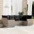 Set canapele de grădină cu perne, 6 piese gri deschis poliratan GartenMobel Dekor