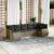 Set canapele de grădină, 7 piese, cu perne, gri, poliratan GartenMobel Dekor