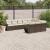 Set canapele de grădină cu perne, 10 piese, maro, poliratan GartenMobel Dekor